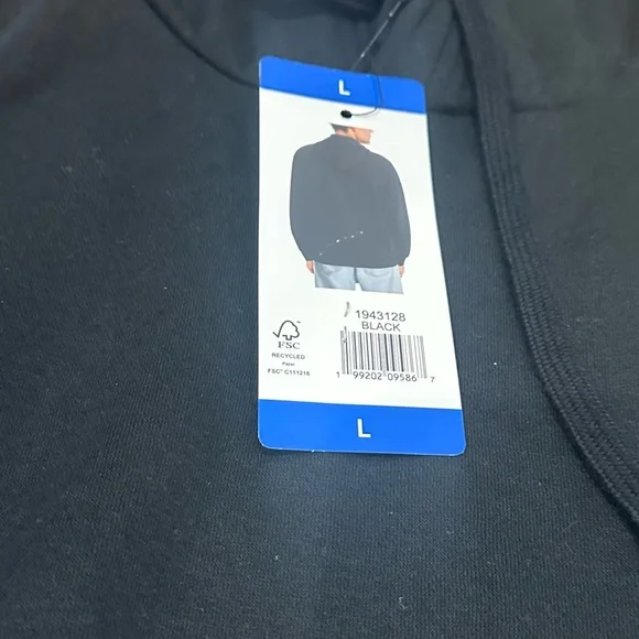 Converse Black Hooded Sweatshirt with Chest Patch - Picture 4 of 4